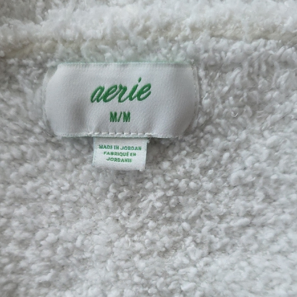 Aerie Textured Cream Women's Cardigan - Picture 2 of 4